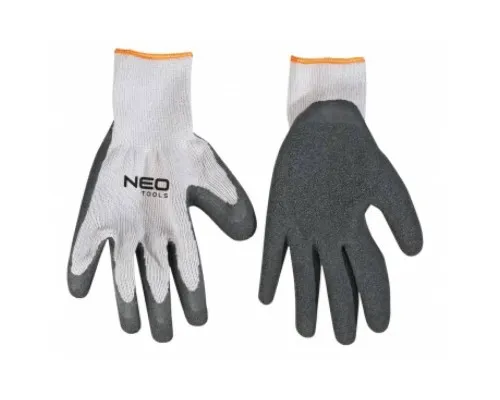 Захисні рукавички Neo Tools х/б з латекс.р.8 (97-601)
