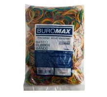 Резинки для грошей Buromax JOBMAX assorted colors, 1000 г (BM.5517)