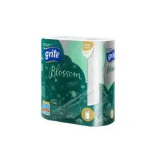 Бумажные полотенца Grite Blossom 2 слоя 2 рулона (4770023348637)