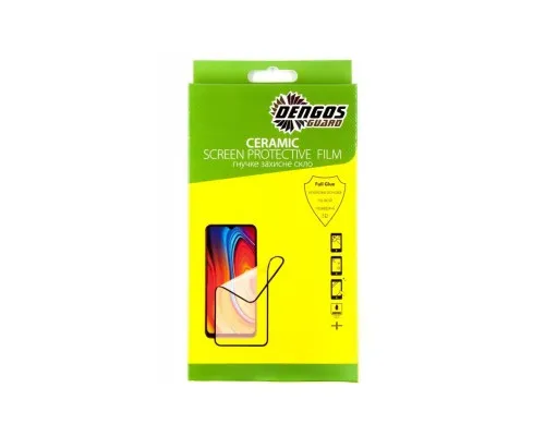Скло захисне Dengos Ceramic Film для Samsung Galaxy A32 (black) (TGCF-02)