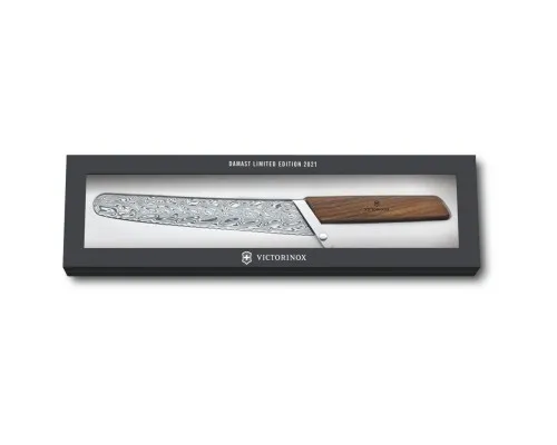 Кухонный нож Victorinox Swiss Modern BreadPastry Damast 22 см Wood (6.9070.22WJ21)