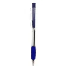 Ручка кулькова H-Tone автоматична 0,7 мм, з грипом, синя, уп. 12 шт (PEN-HT-JJ20144-BL)