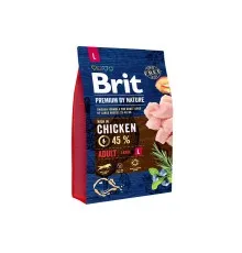 Сухой корм для собак Brit Premium Dog Adult L 3 кг (8595602526444)