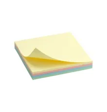 Папір для нотаток Axent 75x75мм, 100 аркушів пастельних кольорів (D3325-01)