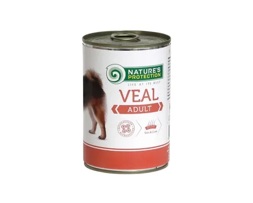 Консервы для собак Natures Protection Adult Veal 400 г (KIK24629)