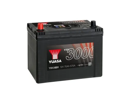 Аккумулятор автомобильный Yuasa 12V 72Ah SMF Battery (YBX3031)