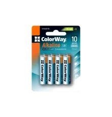 Батарейка ColorWay AA LR6 Alkaline Power (щелочные) * 8 blister (CW-BALR06-8BL)
