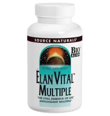 Мультивітамін Source Naturals Мультивітаміни, Elan Vital Multiple, 90 таблеток (SNS-00060)