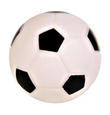 Іграшка для собак Trixie М'яч футбольний з пискавкою 10 см (4011905034362)