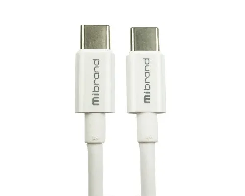 Дата кабель USB-C to USB-C 1.0m MI-17 5A Lightning White Mibrand (MIDC/17TTW)