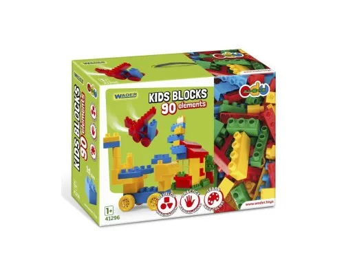 Конструктор Wader Kids Blocks 90 елементів (41296)