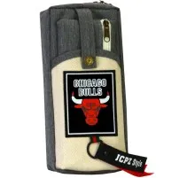Пенал Cool For School 2 відділення Chicaco Buliis сірий (J-2390-1-grey)