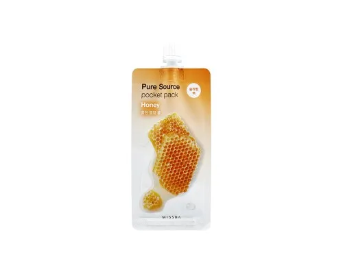 Маска для обличчя Missha Pure Source Pocket Pack Honey Нічна з медом 10 мл (8806185781817)
