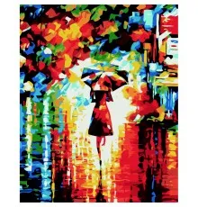 Картина по номерам ZiBi Девушка с зонтиком 40*50 см ART Line (ZB.64166)