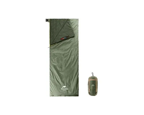 Спальный мешок Naturehike Summer надлегкий LW180 NH21MSD09 L (15C) M Light Green (6927595777930-L)