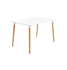 Обідній стіл Richman Ксав'єр Дерев'яні ніжки Білий 120x80 (IM0000121)