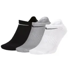 Шкарпетки Nike U NK EVERYDAY LTWT NS 3PR SX7678-901 34-38 3 пари Чорний/Білий/Сірий (888407239311)