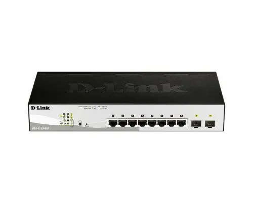 Комутатор мережевий D-Link DGS-1210-08P