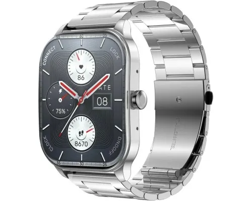 Смарт-годинник Amazfit Pop 3S Metal Silver (1051349)