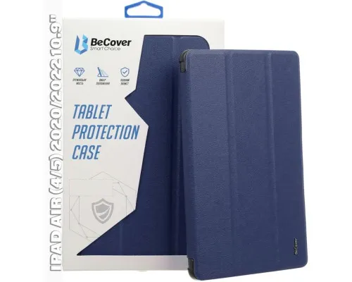 Чехол для планшета BeCover Tri Fold Hard Apple iPad Air (4/5) 2020/2022 10.9" Deep Blue (711128)