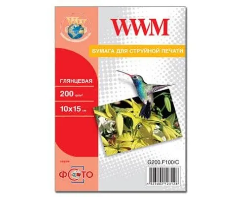 Фотопапір WWM 10x15 (G200.F5/C)