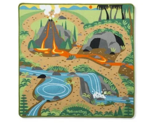 Дитячий килимок Melissa&Doug з динозаврами (MD19427)