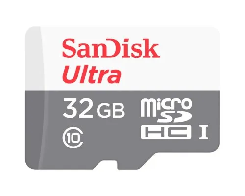 Карта памяті SanDisk 32GB microSD class 10 Ultra Light (SDSQUNR-032G-GN3MN)