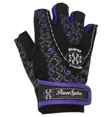 Рукавички для фітнесу Power System Classy Woman PS-2910 S Purple (PS_2910_S_Black/Purple)