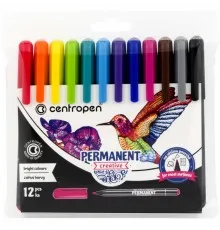 Набор маркеров Centropen набор Permament creative 12 цветов (2896/12)