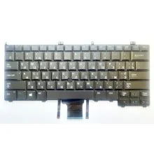 Клавіатура ноутбука Dell Latitude E7240/E7420/E7440 черная с ТП и подсв UA (A46193)