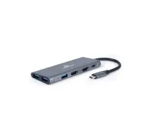 Концентратор Cablexpert USB-C 3-in-1 (HUB/HDMI/PD) (A-CM-COMBO3-01)
