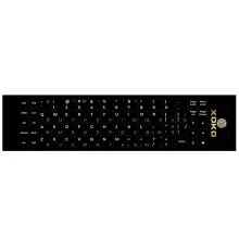 Наклейка на клавиатуру XoKo 68 keys UA/rus green, Latin white (XK-KB-STCK-MD)