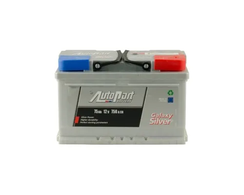 Акумулятор автомобільний AutoPart 75 Ah/12V sb Galaxy Silver (ARL075-GAL0)