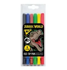 Фломастери Yes Jurassic World, 6 кольорів (650515)