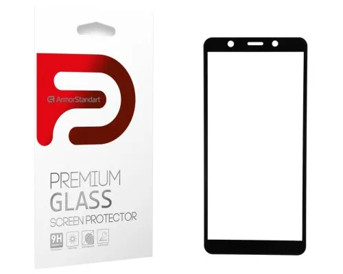 Скло захисне Armorstandart Full Glue TECNO POP 3 (BB2) Black (ARM57585)