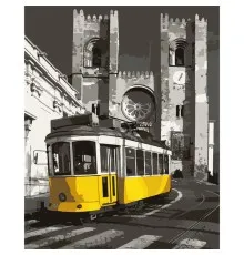 Картина по номерам Santi Жовтий трамвай 40*50 см (954482)