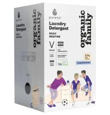 Гель для прання Purenn Organic Family Daily Routine для кольорових та білих речей з Малиною 3 л (4751024880869)