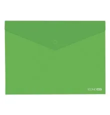 Папка - конверт Economix В5 180 мкм прозора, фактура "глянець", зелена (E31302-04)