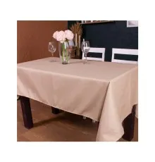 Скатертина MirSon Бавовна №002 Beige Strong 100x130 см (2200006723158)