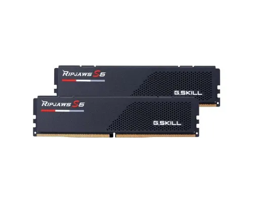 Модуль памяті для компютера DDR5 48GB (2x24GB) 6000 MHz Ripjaws S5 G.Skill (F5-6000J4048F24GX2-RS5K)