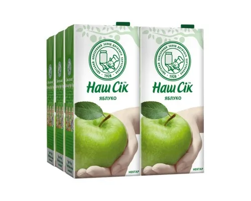 Сік Наш Сік Яблучний 1.93 л (4820003689370)