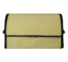 Сумка-органайзер EVAtech M-PRO 32x50x30 см. Ромб бежевий з чорним кантом (BS13642OM3RIB)