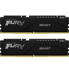 Модуль пам'яті для комп'ютера DDR5 16GB (2x8GB) 6000 MHz Beast Black Kingston Fury (ex.HyperX) (KF560C40BBK2-16)