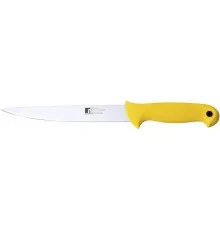 Кухонный нож Bergner Professional color для нарізання 17,5 см (BG-39142-YE)