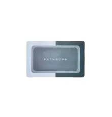 Килимок для ванної Stenson суперпоглинаючий 40 х 60 см прямокутний сірий (R30937 grey)