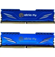 Модуль пам'яті для комп'ютера DDR4 16GB (2x8GB) 3200 MHz Fly Blue ATRIA (UAT43200CL18BLK2/16)