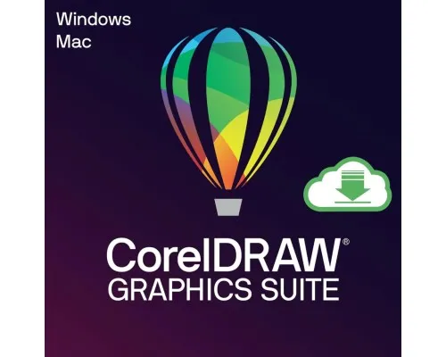 ПЗ для мультимедіа Corel CorelDRAW Graphics Suite 2024 EN/FR/DE/IT/ES/BP/NL Windows/Mac (ESDCDGS2024ML)