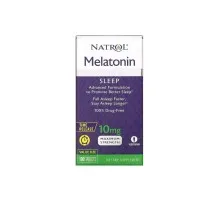 Аминокислота Natrol Мелатонин с замедленным высвобождением, 10 мг, Melatonin, Time (NTL-07279)