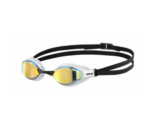 Окуляри для плавання Arena Air-Speed Mirror 003151-202 жовтий, мідно-білий OSFM (3468336362778)