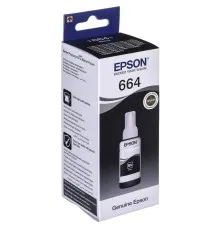 Контейнер з чорнилом Epson 664 black (70мл) L100/L200 (C13T66414A)